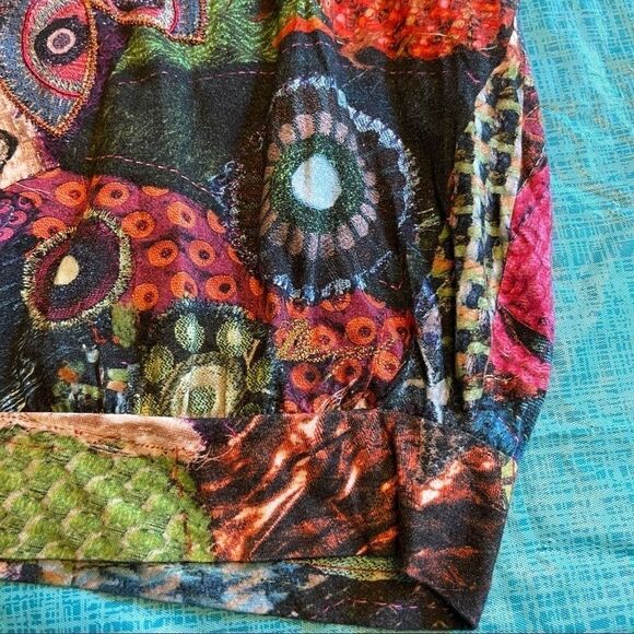 Desigual Colorful Print Retro Boho Dress Medium - Picture 6 of 14